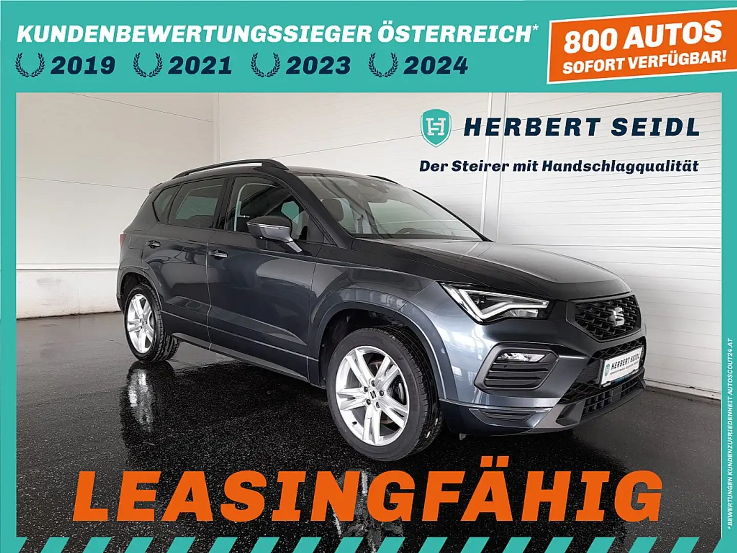 SEAT Ateca FR-LINE 2,0 TDI DSG *18 ZOLL / VOLL-LED / NAVI ... Grau - 1