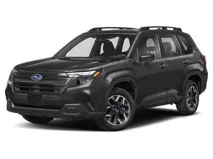 Black 2026 Subaru Forester Convenience Crossover AWD SUV / Crossover Continuously Variable Transmission