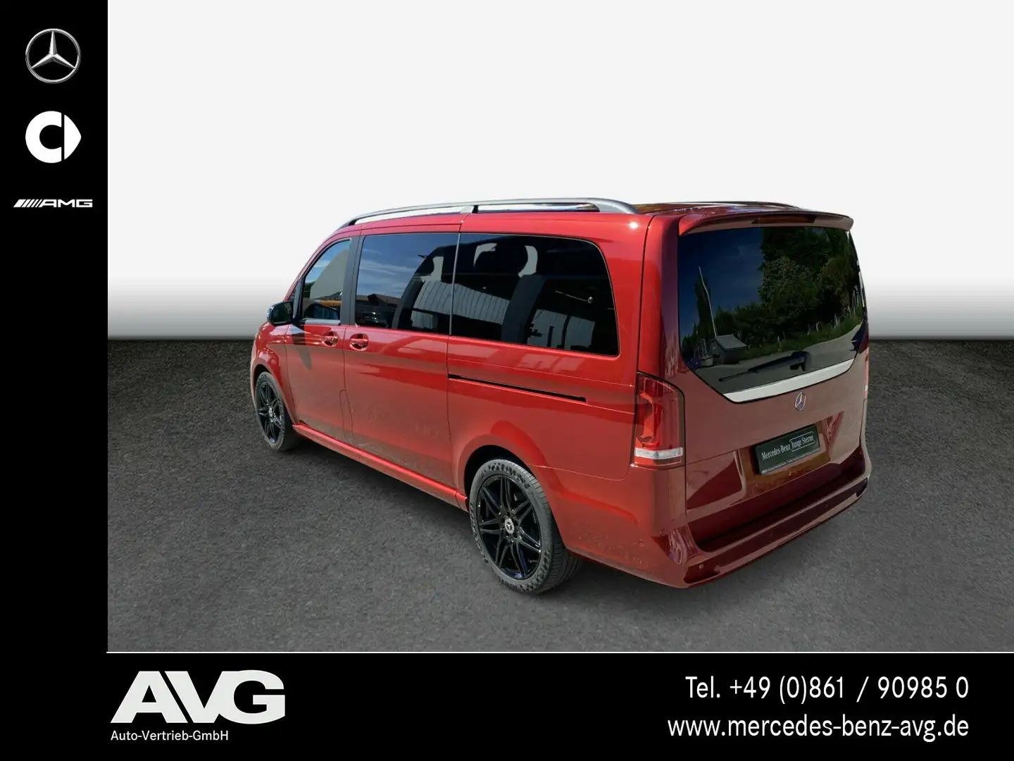 Mercedes-Benz V 300 V 300 d AV/ED Lang AMG LED ILS Airmatic Pano 360 Rot - 2