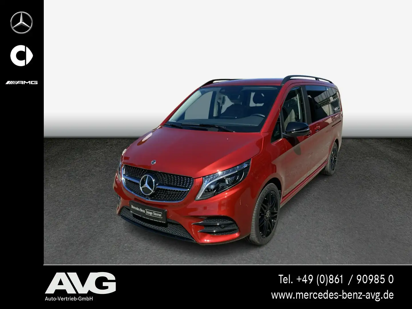 Mercedes-Benz V 300 V 300 d AV/ED Lang AMG LED ILS Airmatic Pano 360 Rot - 1