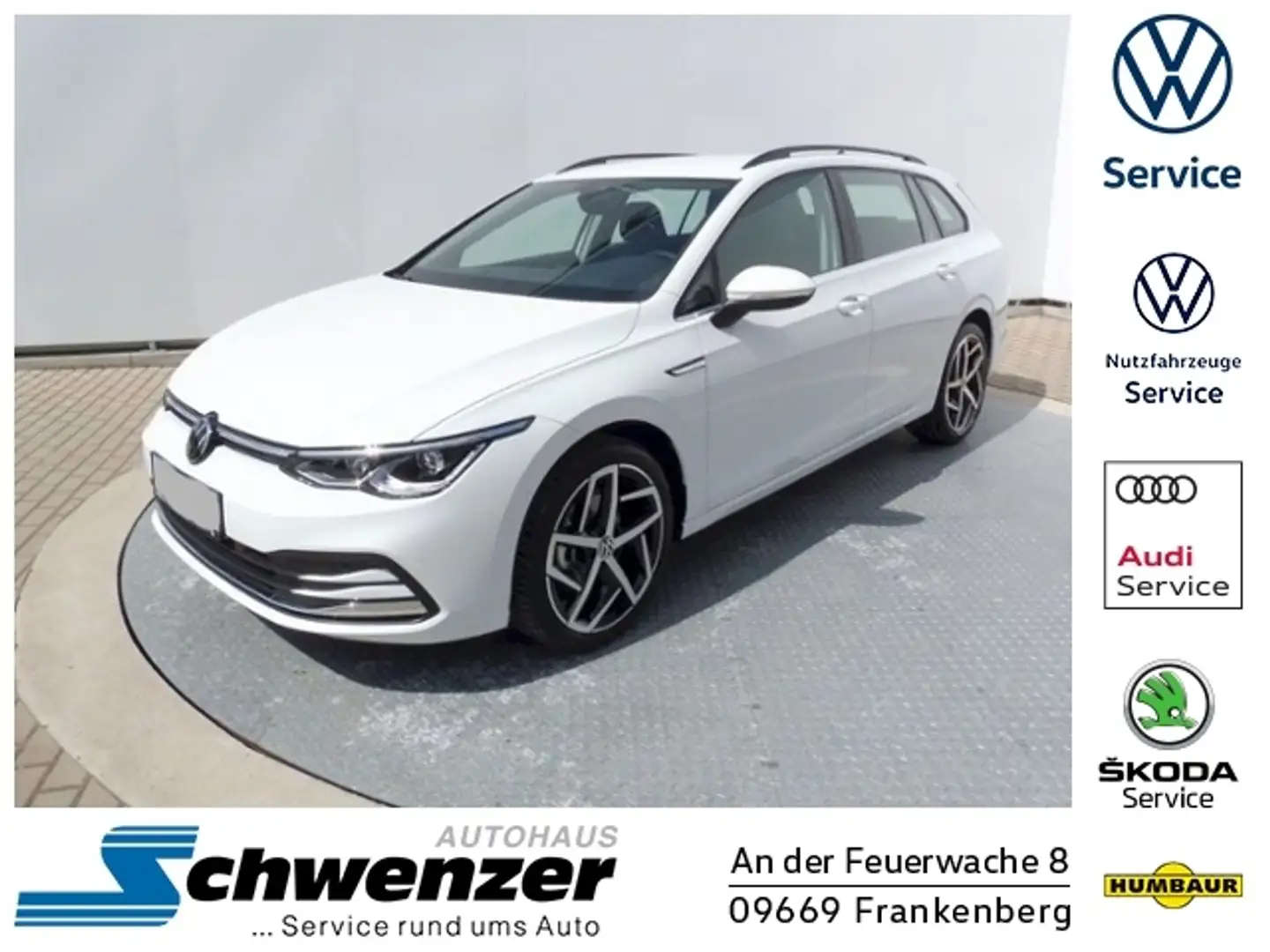 Volkswagen Golf Variant VIII Variant Style LED Vor.NAVI AHZV ACC SHZ beh. Blanc - 1