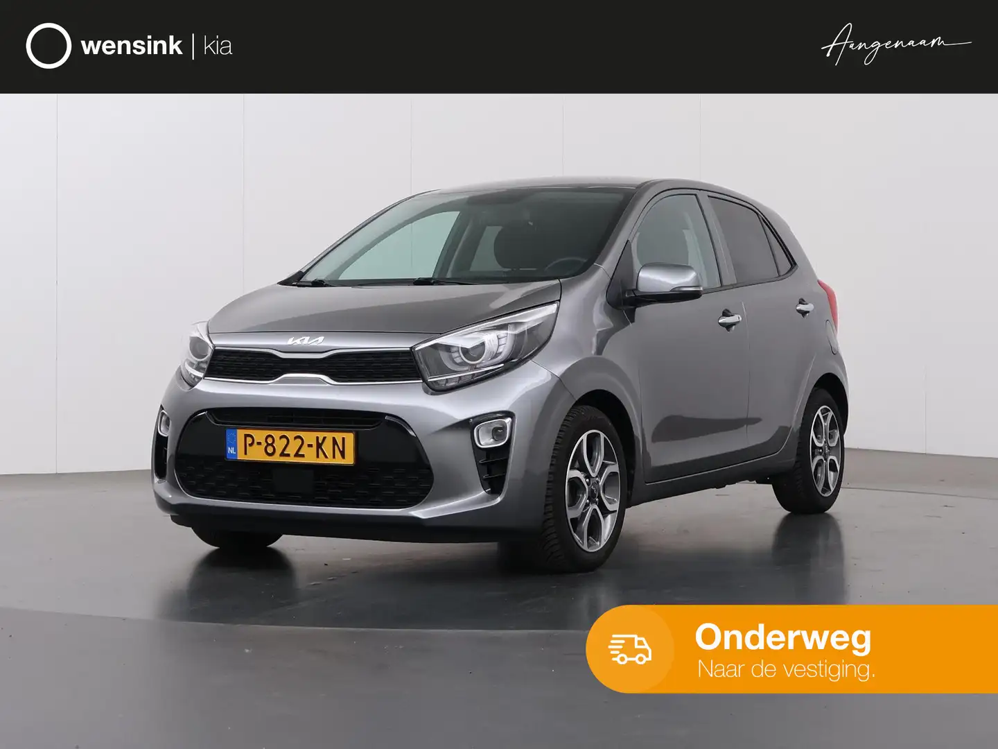 Kia Picanto 1.0 DPi DynamicPlusLine | Keyless | Navigatie | Pa Grijs - 1