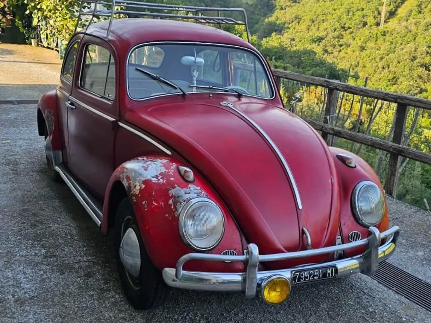 Volkswagen Maggiolino 6V 1963 Rosso - 2
