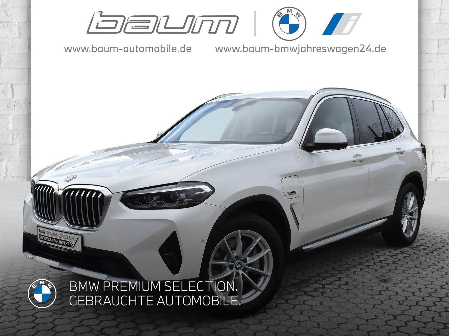 BMW X3 xDrive30e DAB LED WLAN Parkassistent AHK Shz Weiß - 1