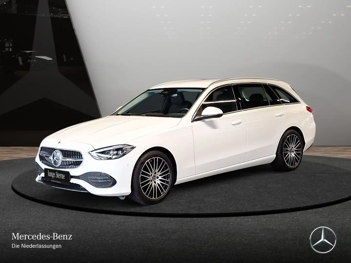 Mercedes-Benz C 220 d T AVANTG+AHK+LED+KAMERA+TOTW+KEYLESS+9G Blanco - 2