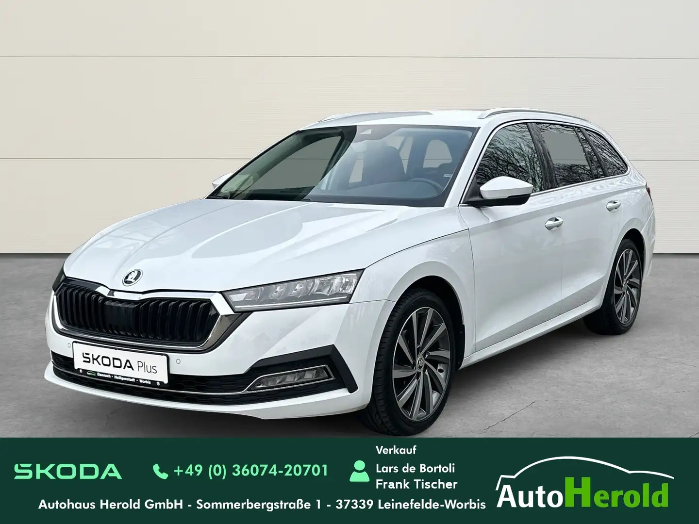 Skoda Octavia Combi First Edition 1.5TSI 110kW+NAVI+LED Weiß - 1