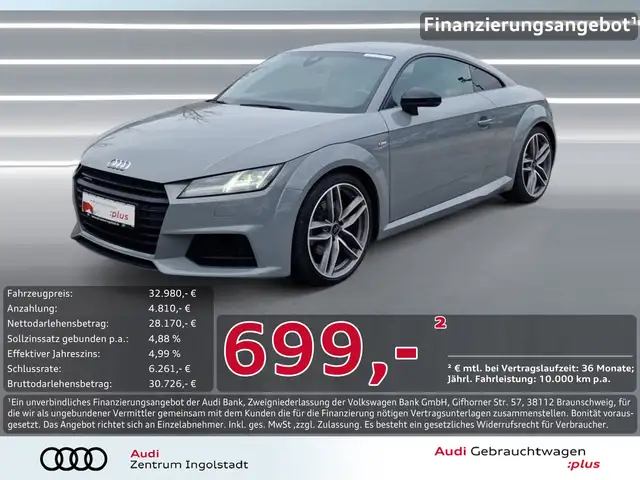 Audi TT Coupé 2.0 TFSI qu 3x S line MATRIX B&O S-Sitze