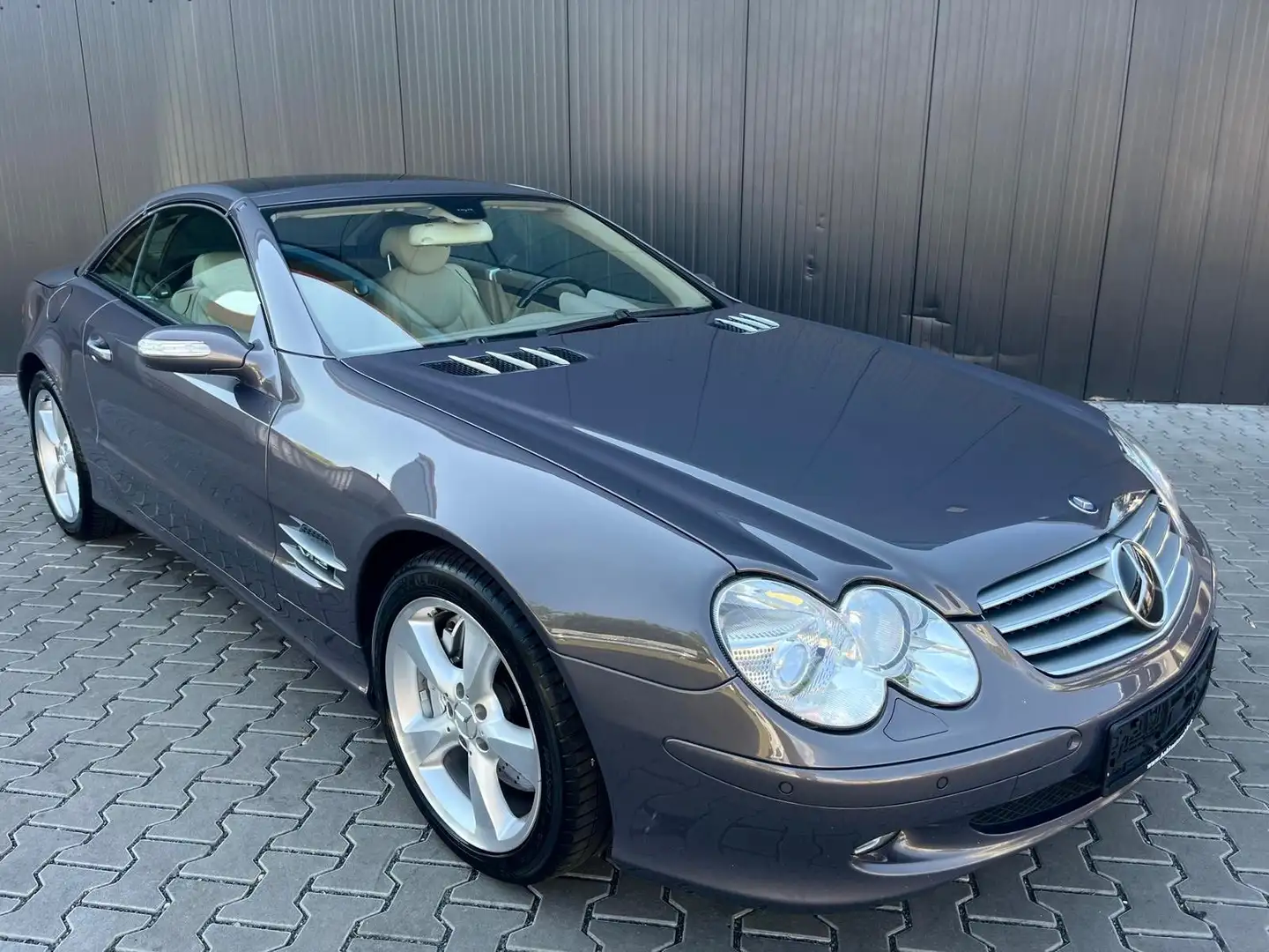 Mercedes-Benz SL 600 1.Hand Deutsches Fahz. Designo Vollausst. Grey - 1