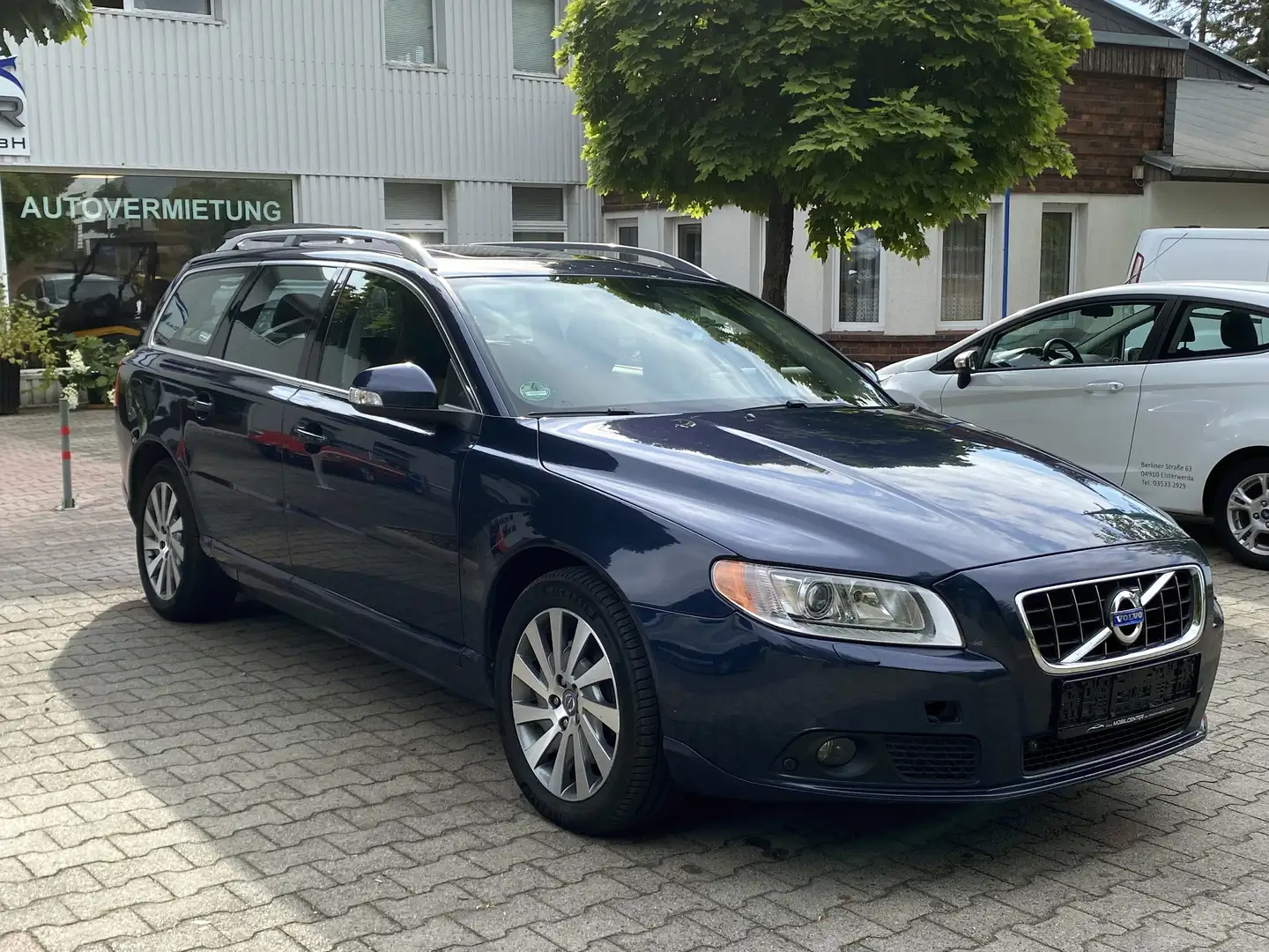 Volvo V70 Summum V6 AWD Xenon*AHK*Leder* Blau - 1