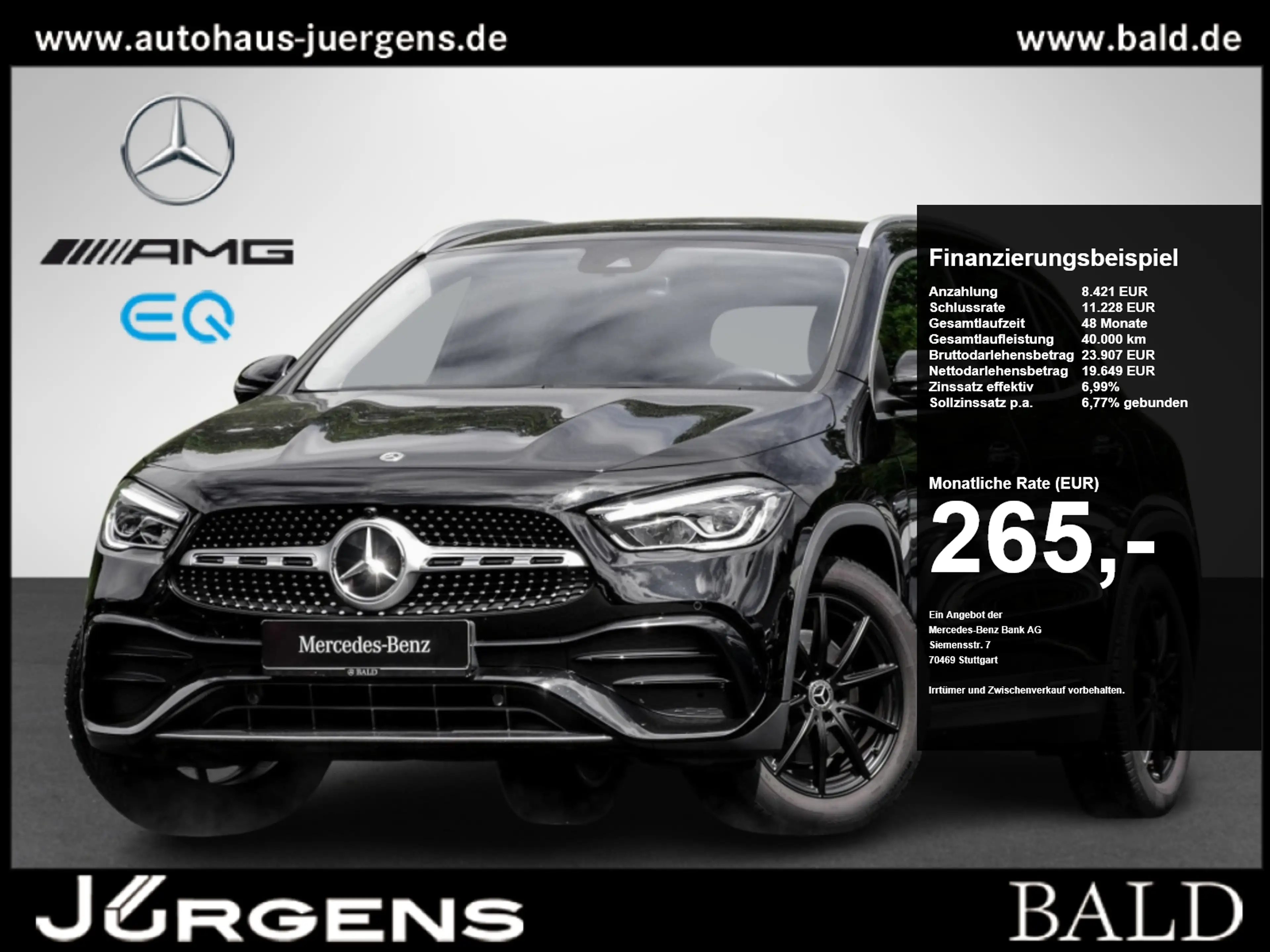 Mercedes-Benz GLA 250 AMG-Sport/LED/Navi/Wide/Shz/PTS/Ambiente