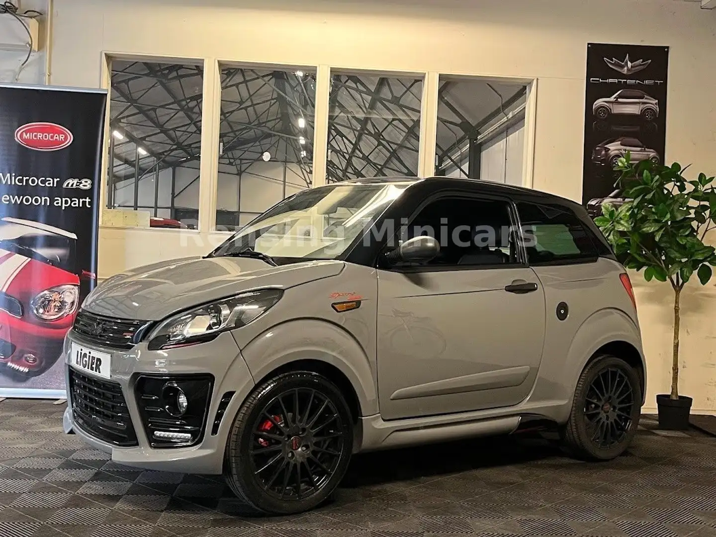 Ligier JS 50 JS50L NARDO GREY ULTIMATE Mopedauto Microcar 45 - 1