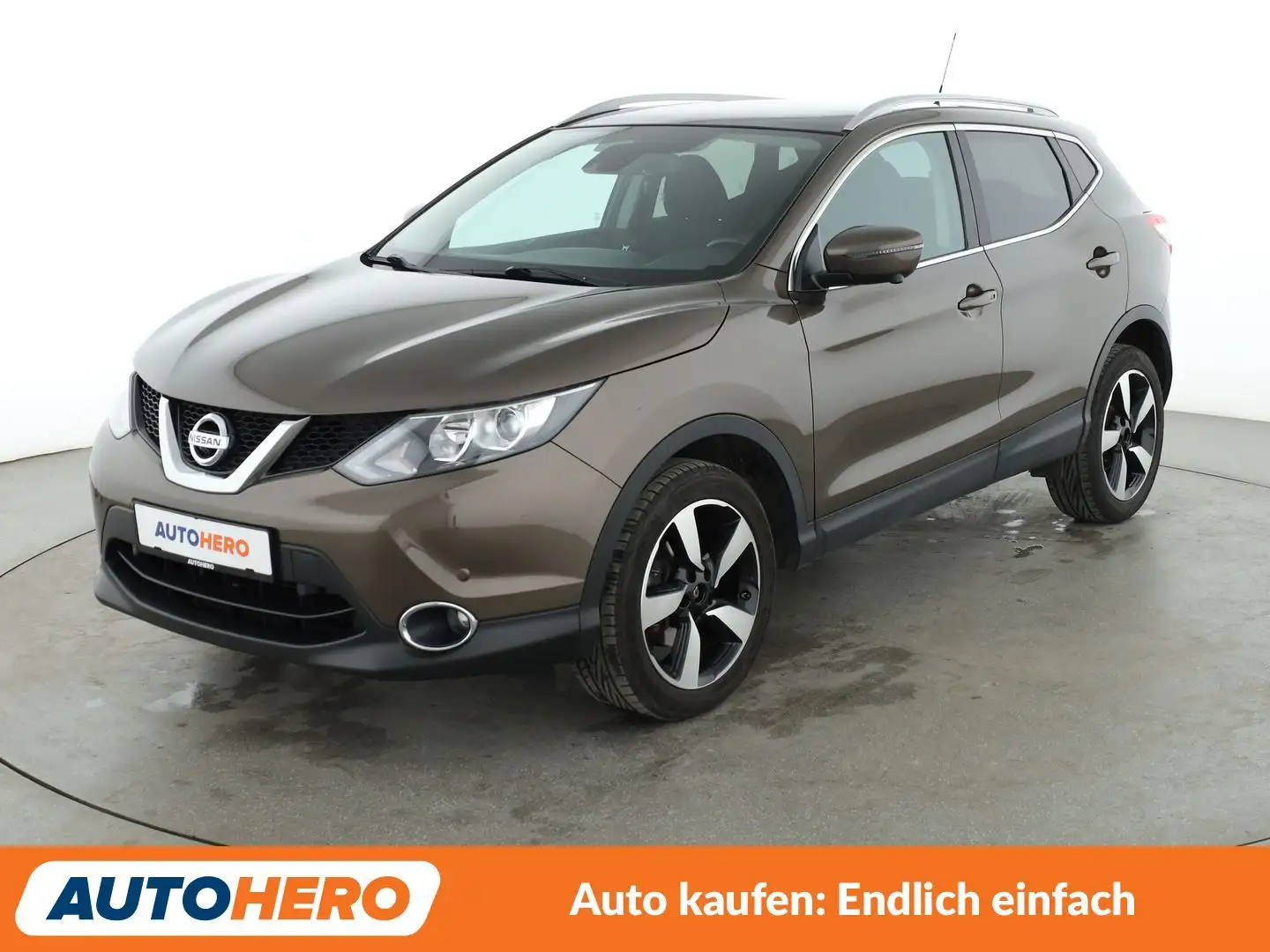 Nissan Qashqai 1.5 Turbodiesel 360 *NAVI*TEMPO*CAM*PDC*SHZ* Braun - 1