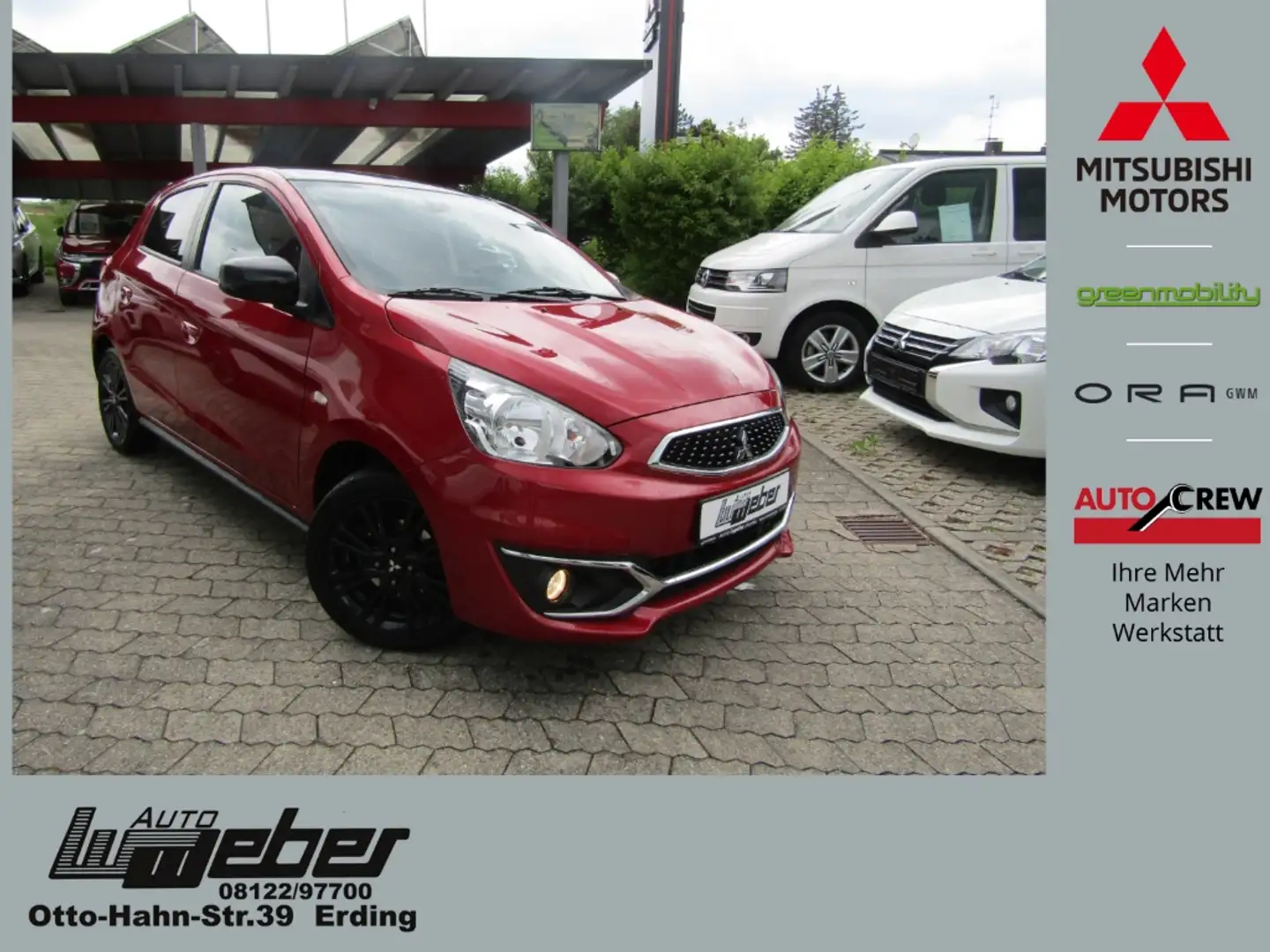 Mitsubishi Space Star 1.2 Active+ AUTOMATIK NAVI SHZ FSE ALU KLIMA Rot - 1