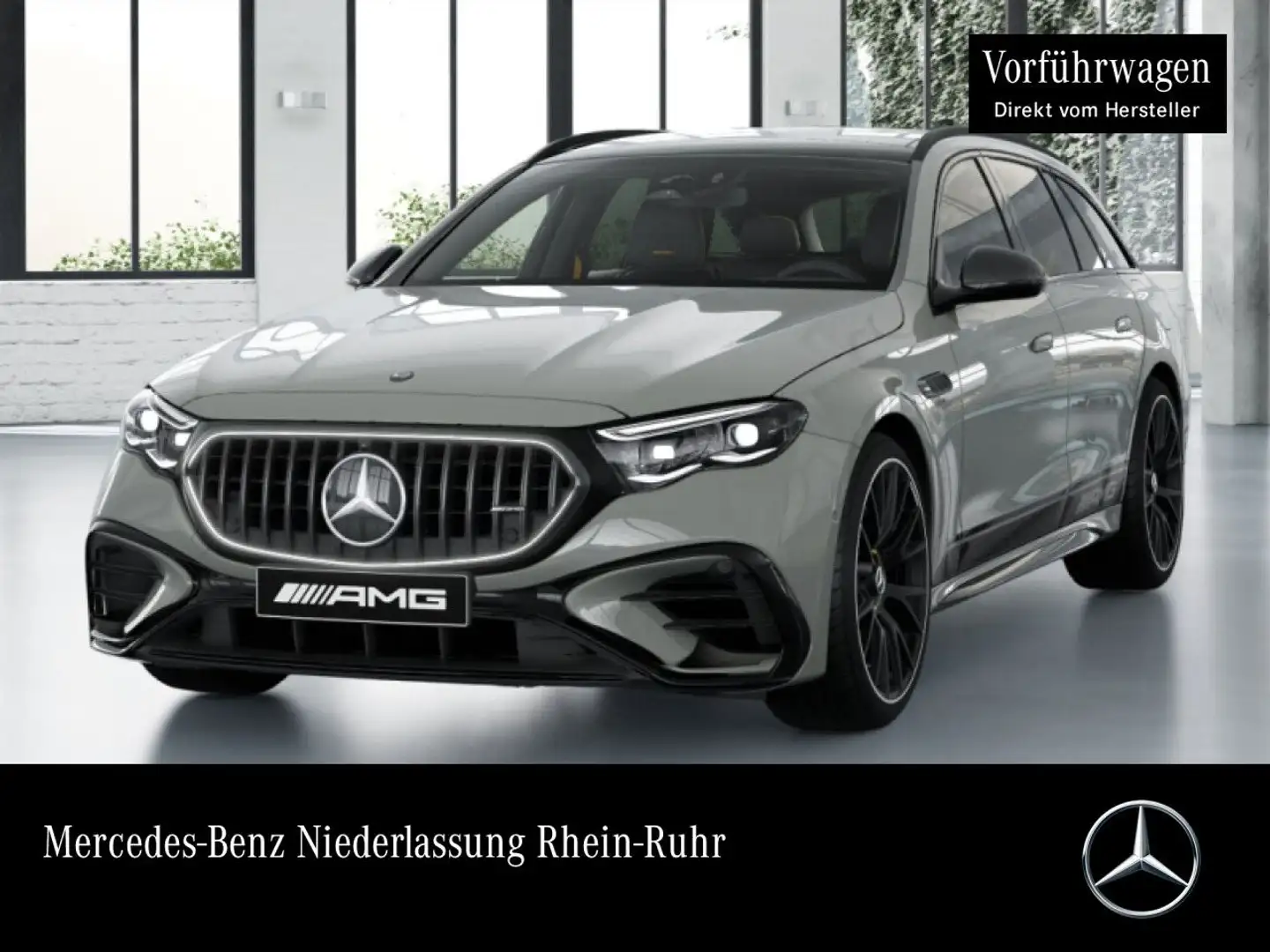 Mercedes-Benz E 53 AMG T 4M Hybrid Night Distronic Headup Leder Grau - 1