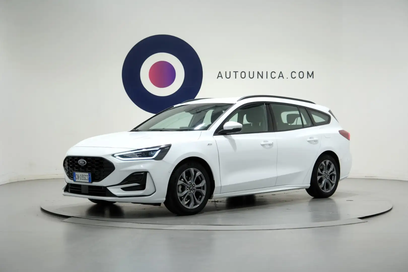 Ford Focus 1.0 ECOBOOST HYBRID 125 CV SW ST-LINE FULL LED Blanc - 1