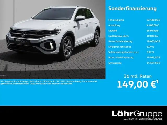 2024 Volkswagen T-Roc in White for sale
