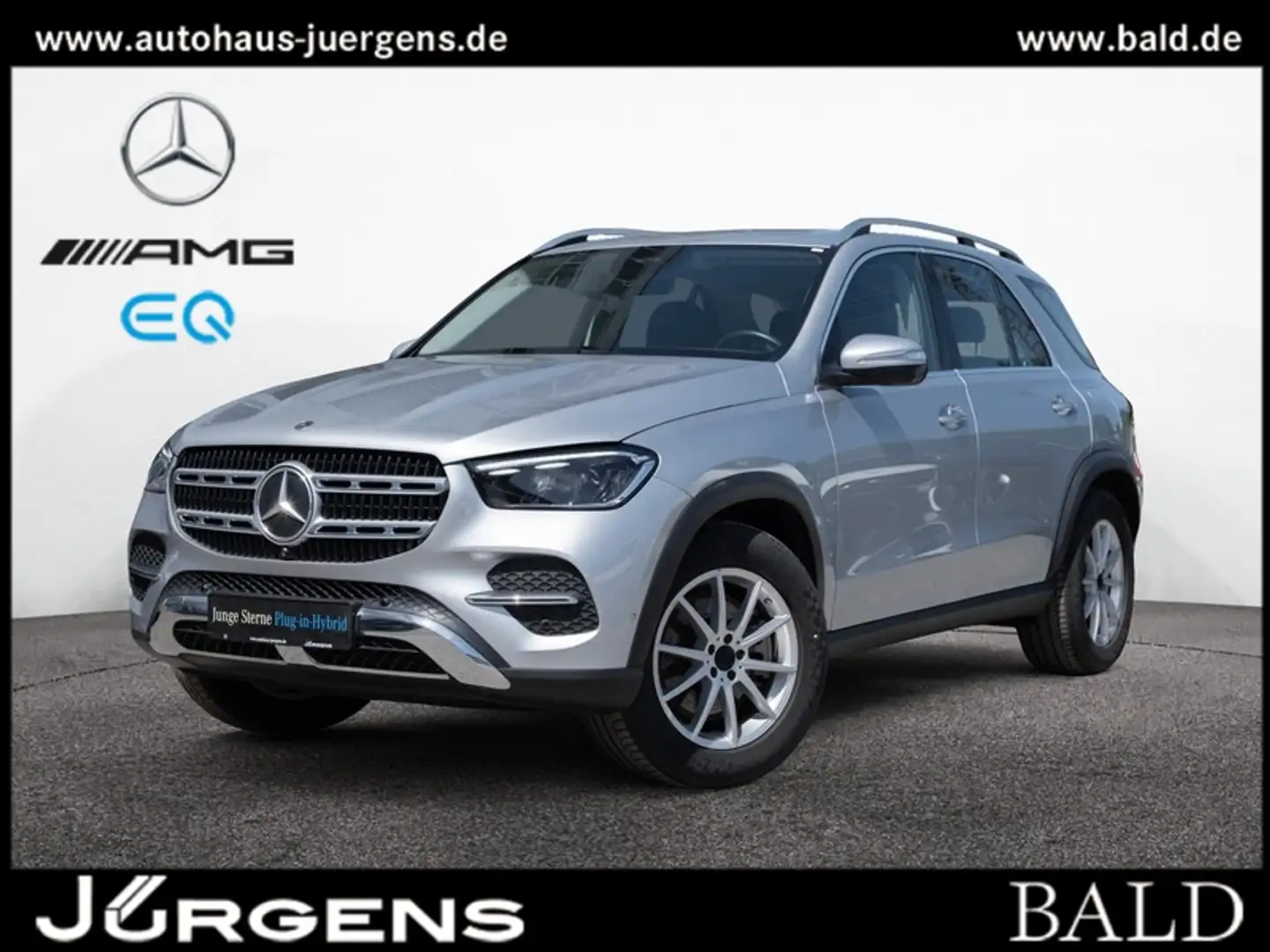 Mercedes-Benz GLE 400 e 4M LED/360/Totw/Memo/SHZ/EASY-P/KEyl Argent - 1