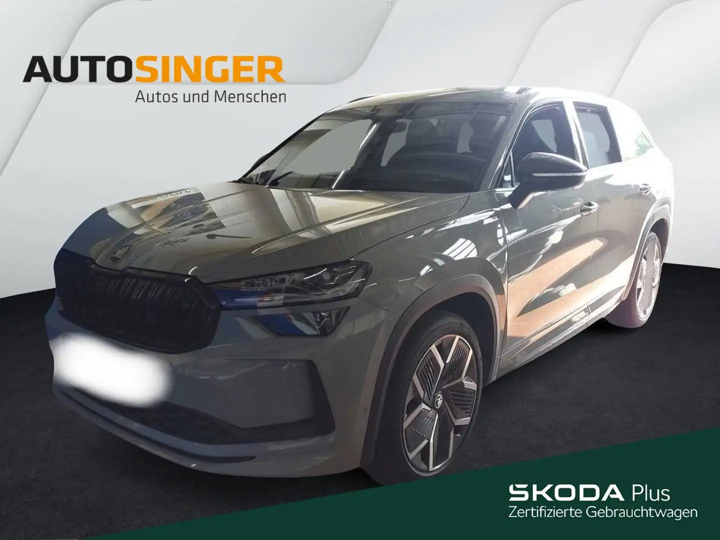 Skoda Kodiaq Sportline TDI DSG 4x4 *AHK*STDHZ*HdUp* Grau - 1