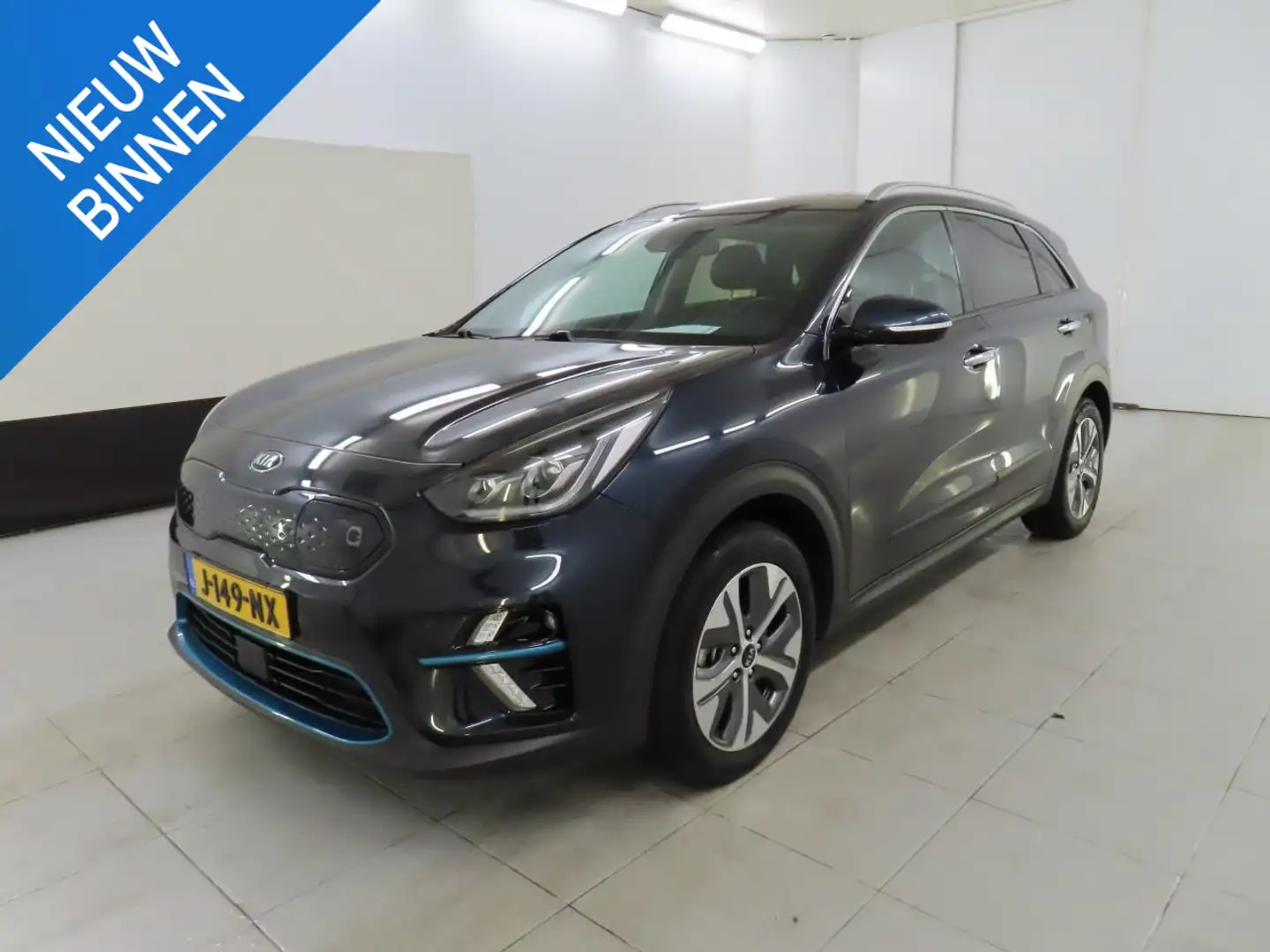 Kia e-Niro EXECUTIVELINE 64 KWH I 3 FASE I 100% SOH I TREKHAA Blauw - 1