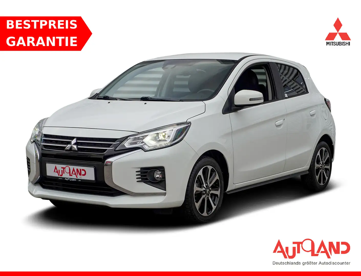 Mitsubishi Space Star 1.2 Top CVT LED Kamera Sitzheizung Weiß - 1
