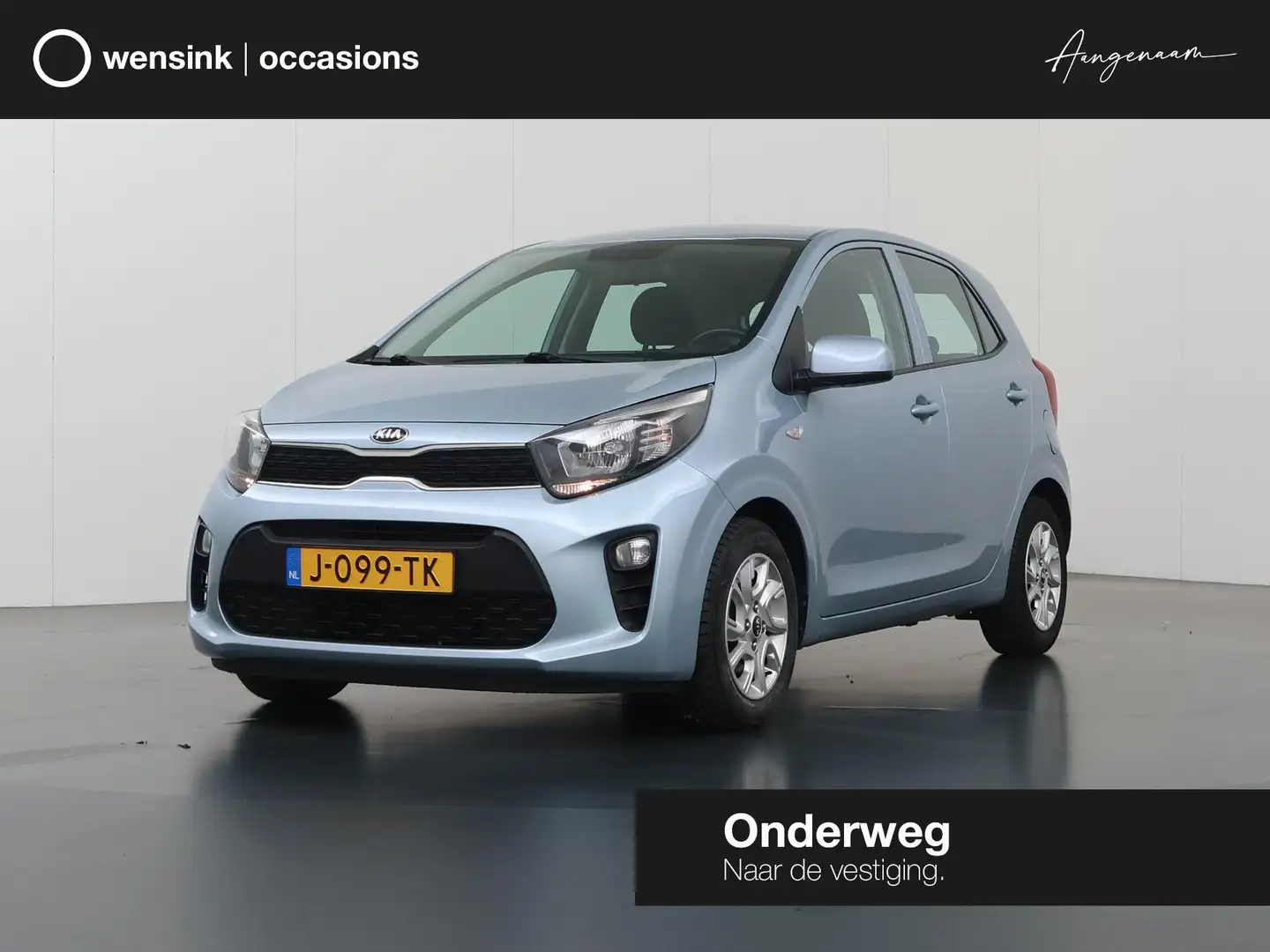 Kia Picanto 1.0 MPi Dynamicline | Navigatie | Parkeercamera | Blau - 1