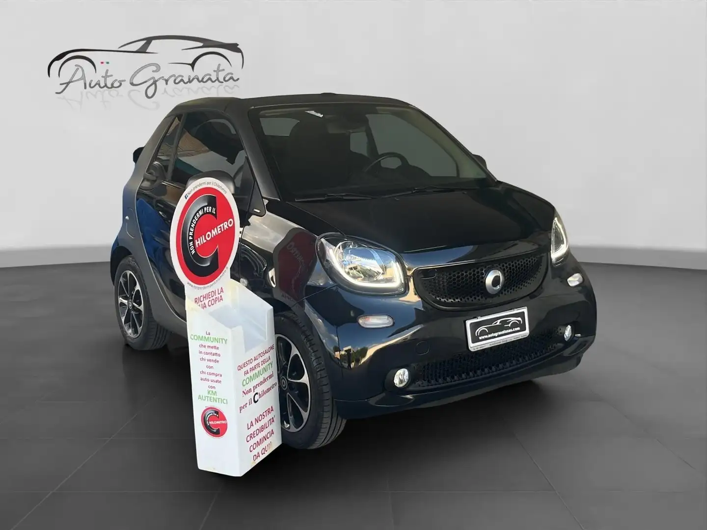 smart forTwo 70 1.0 twinamic cabrio Prime Nero - 1