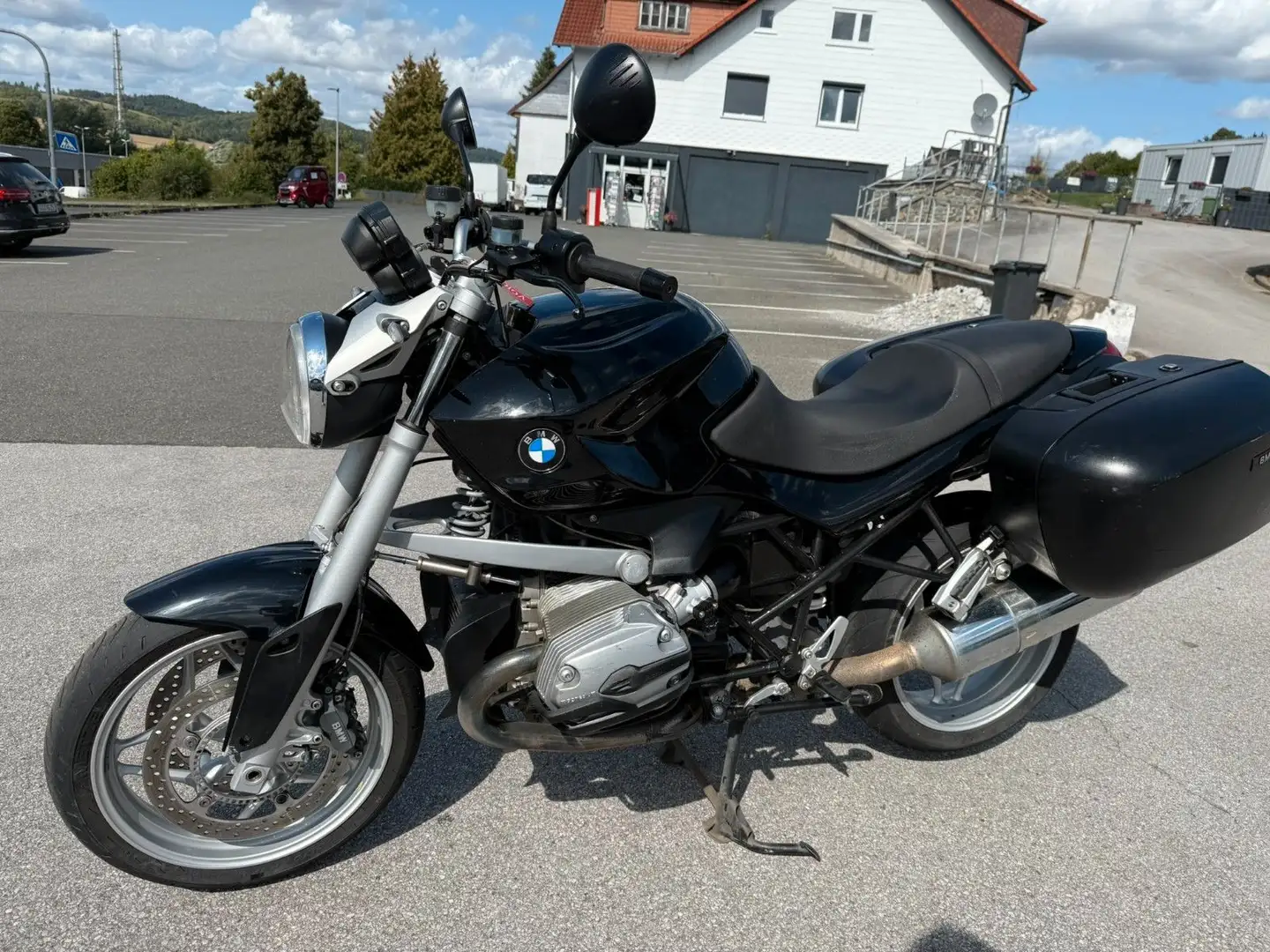 BMW R 1200 R ABS mit Koffersystem  TÜV + Reifen NEU Negro - 1