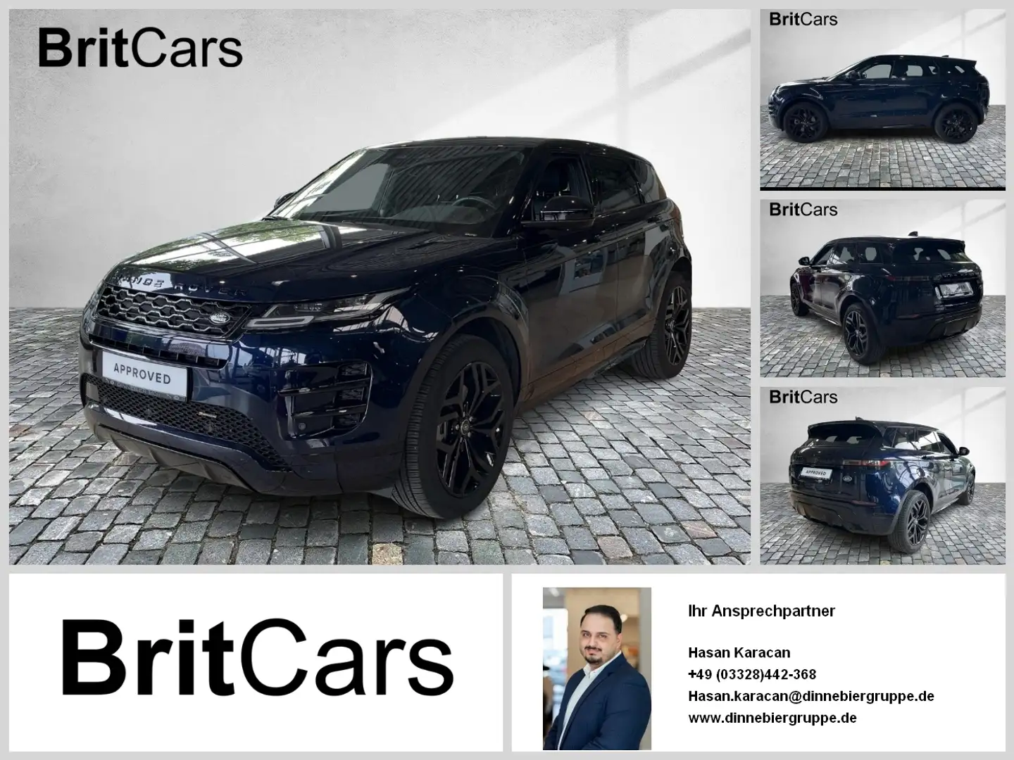Land Rover Range Rover Evoque P300e R-Dynamic HSE 20'' ACC Bleu - 1