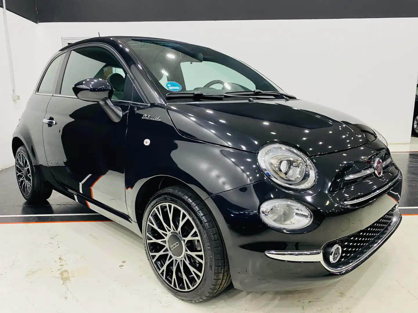 Fiat 500 1.0 hybrid Dolcevita 70cv NAVY CARPLAY Noir - 2