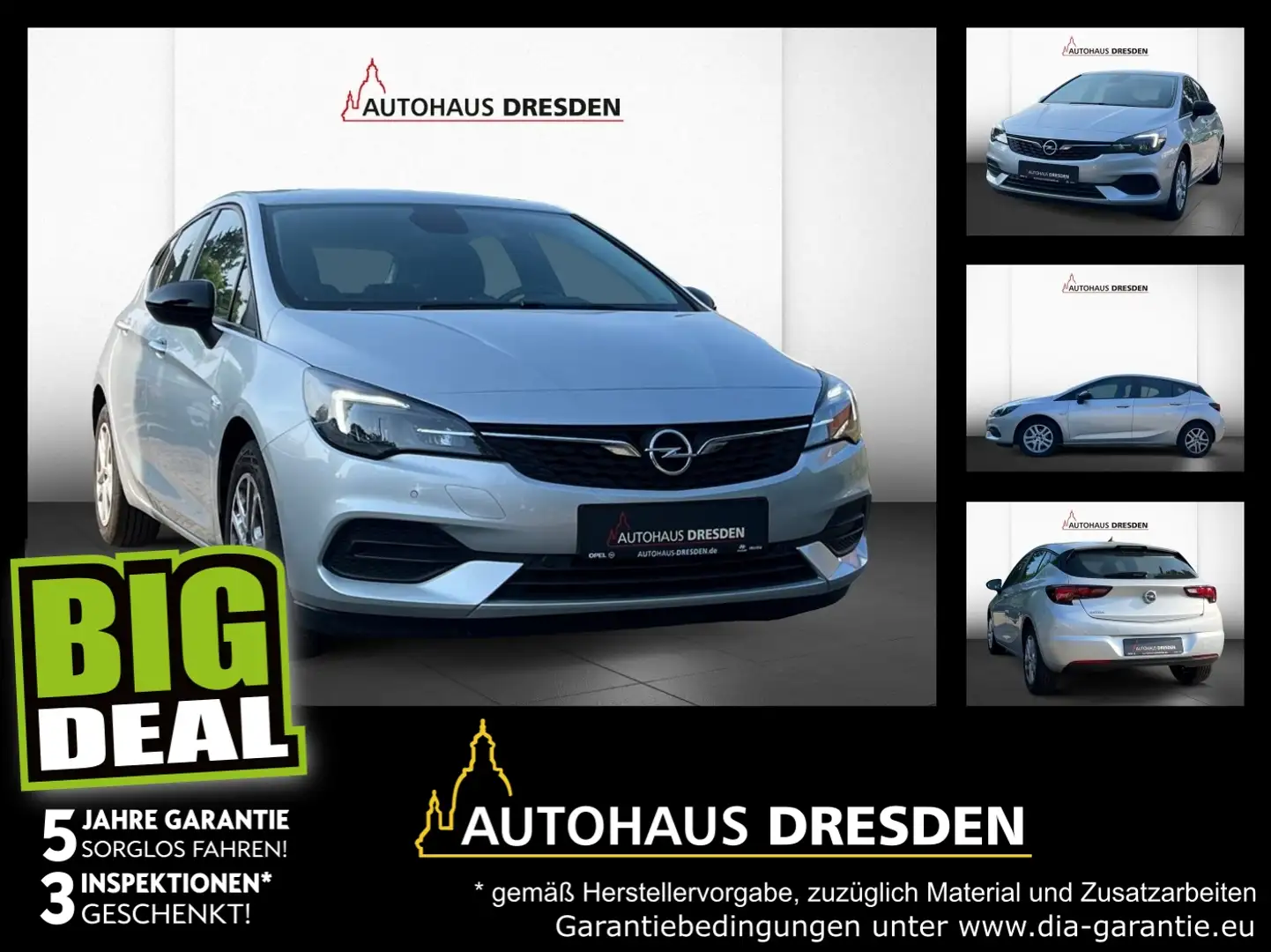 Opel Astra K 1.2 Turbo Edition LED PDC DAB Srebrny - 1