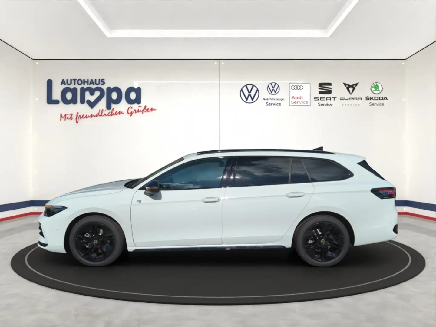 Volkswagen Passat Variant R-Line 2.0 TDI DSG AHK,RFK,NAV,MFL,Matrix-LED Blanc - 2