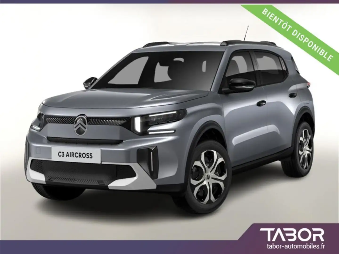 Citroen C3 Aircross Turbo 100 PLUS cam PDC Reg Szary - 1