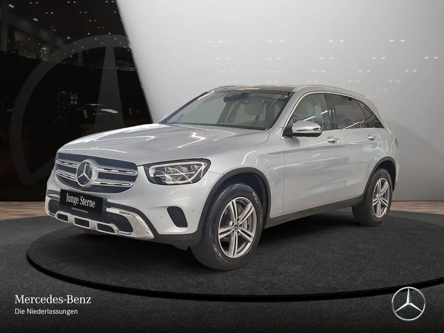 Mercedes-Benz GLC 300 de 4M PANO+360+LED+FAHRASS+HUD+KEYLESS+9G Silber - 2