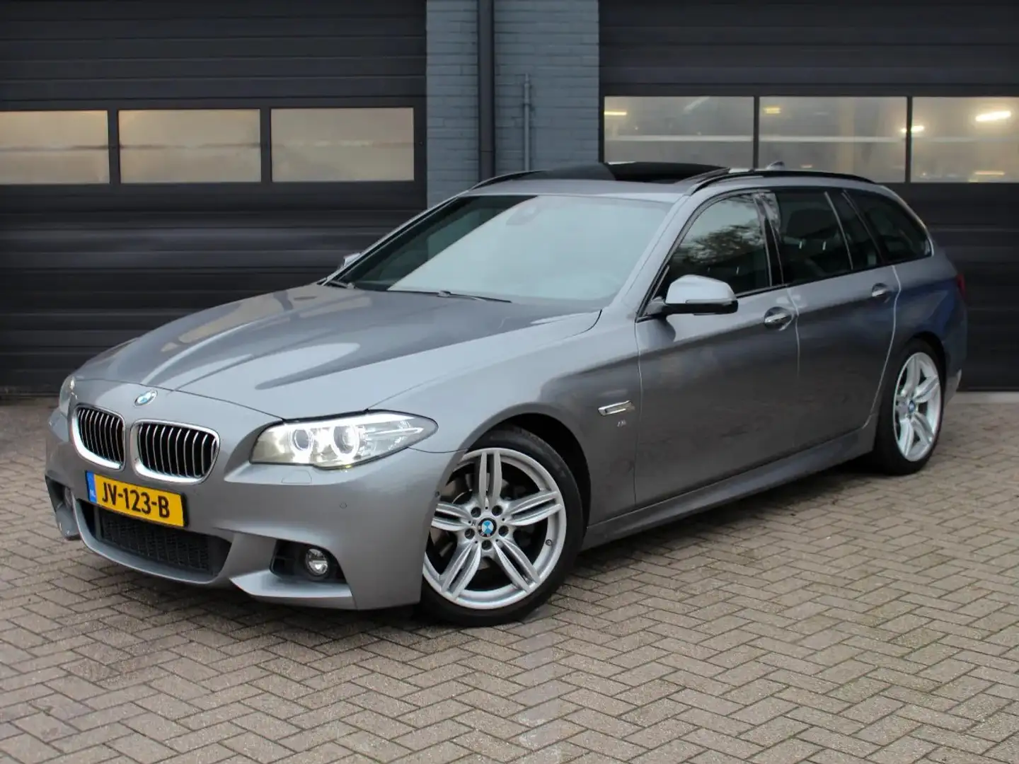 BMW 520 5-serie Touring 520d M Sport High Executive Gris - 1