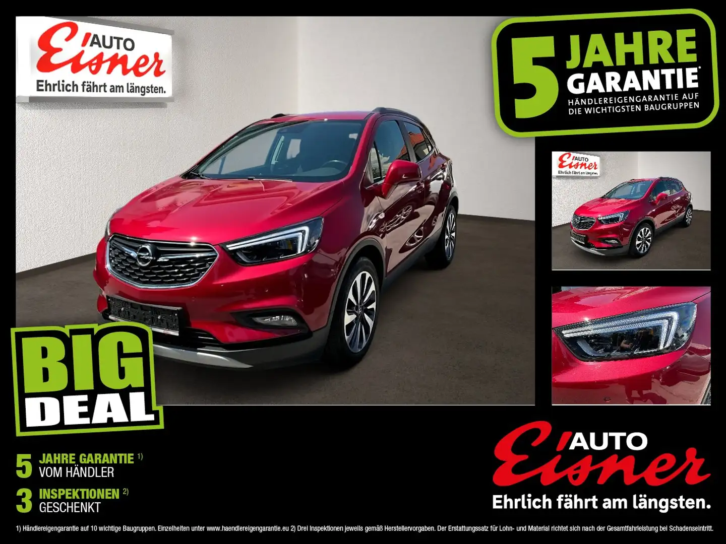 Opel Mokka X 1.4 Turbo Innovation 2xKlima KlimaA LM Rot - 1