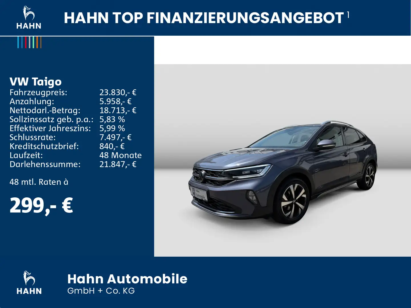 Volkswagen Taigo 1.0 TSI DSG Style IQ Light Navi CAM Sitzh Grau - 2