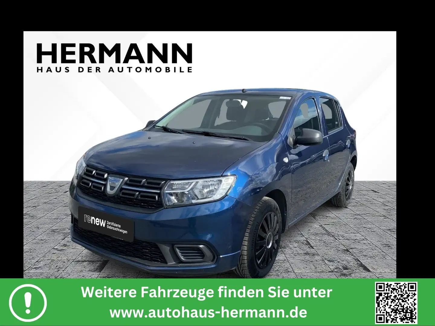 Dacia Sandero II 1.0 SCe 75 Essential Bluetooth Blauw - 1