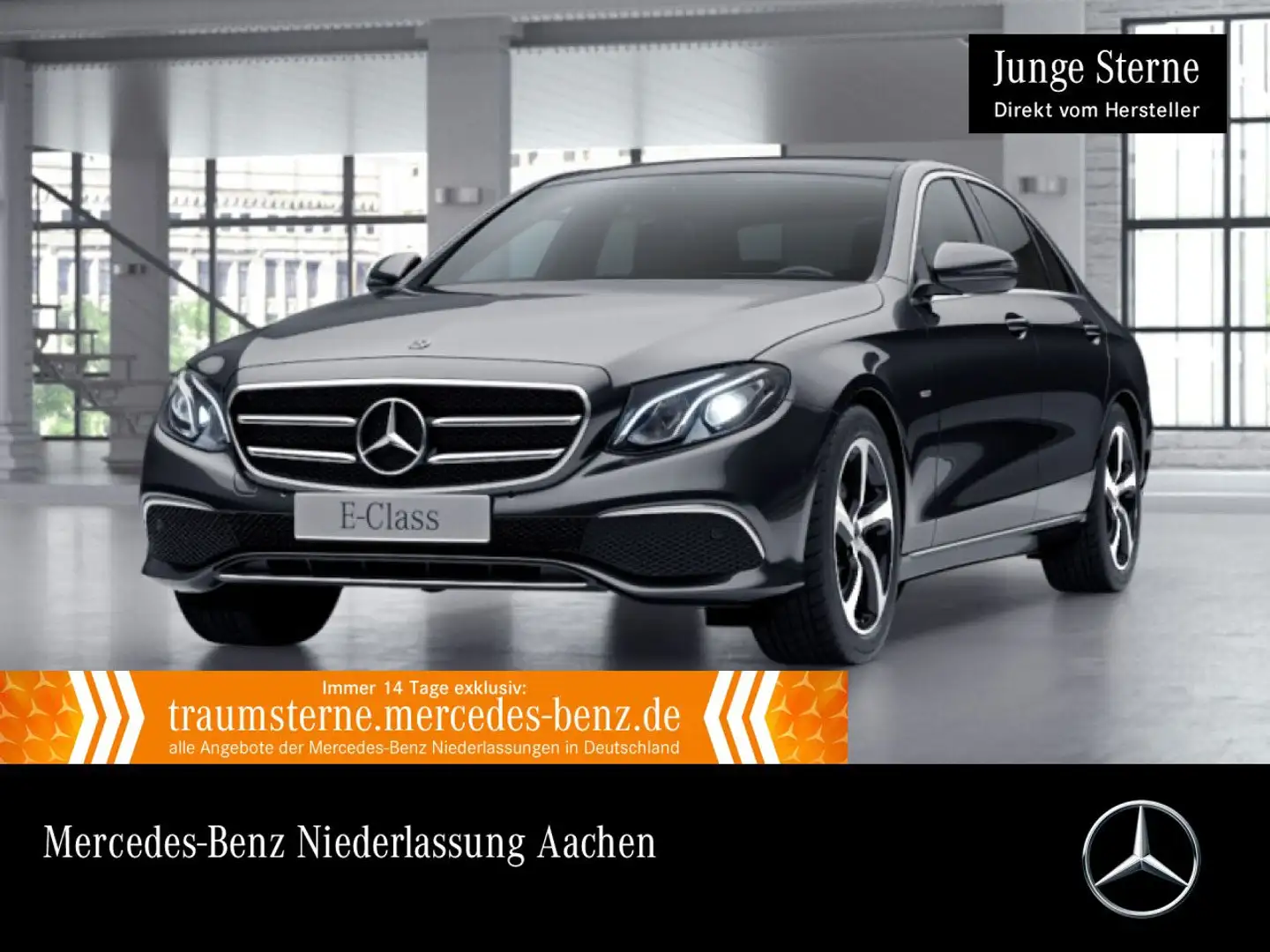 Mercedes-Benz E 220 d AVANTG+PANO+LED+KAMERA+SPUR+TOTW+9G Schwarz - 1