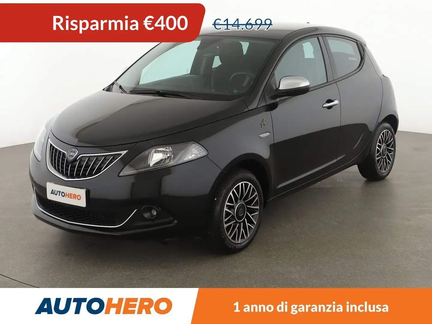 Lancia Ypsilon 1.0 Mild-Hybrid Alberta Ferretti MHEV Nero - 1
