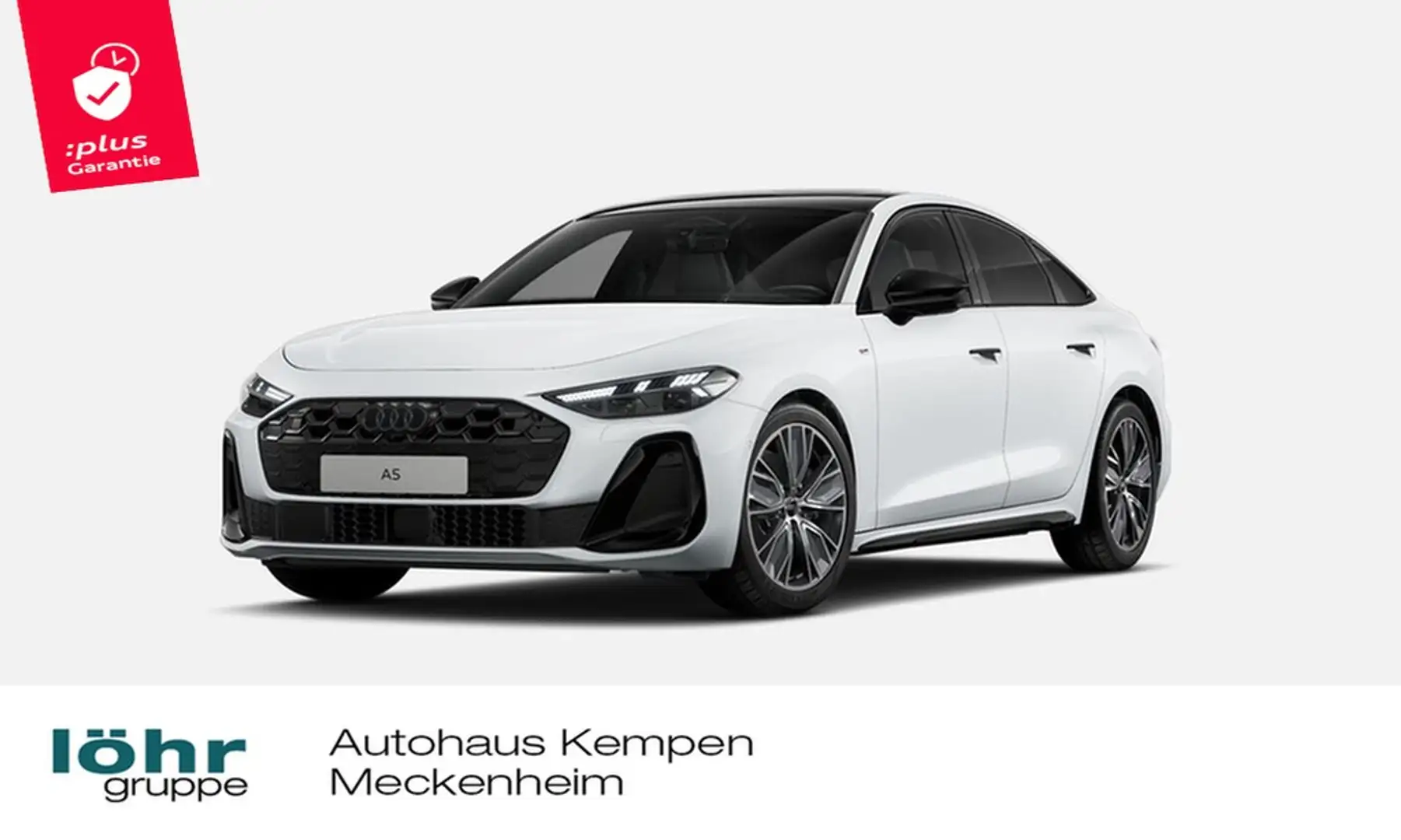 Audi A5 Lim. TDI Q S line 19"|LEDER|PANO|MATRIX Weiß - 1