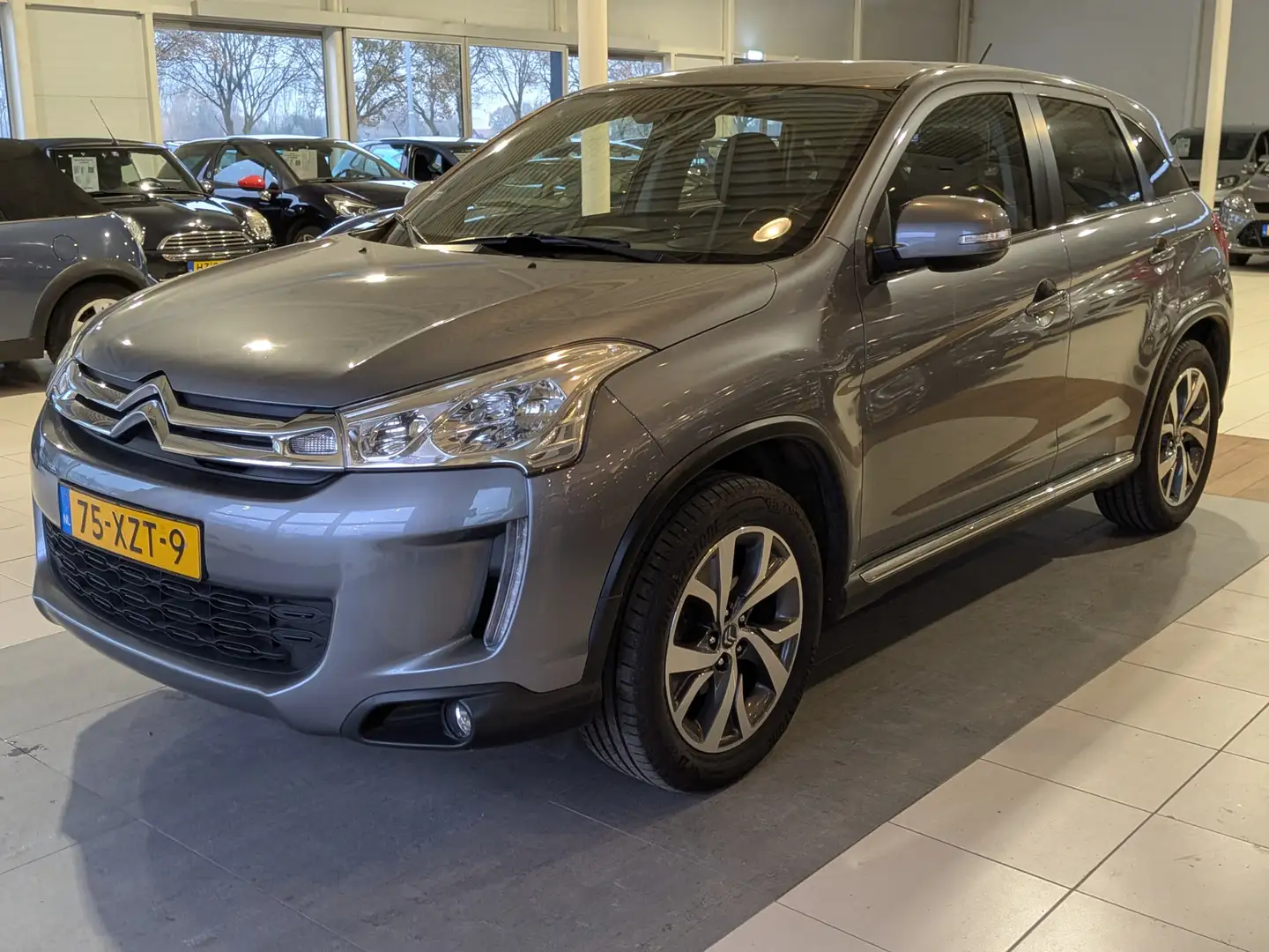 Citroen C4 Aircross 1.6 Tendance NAP, Airco, Cruise control, Trekhaak, Grijs - 2