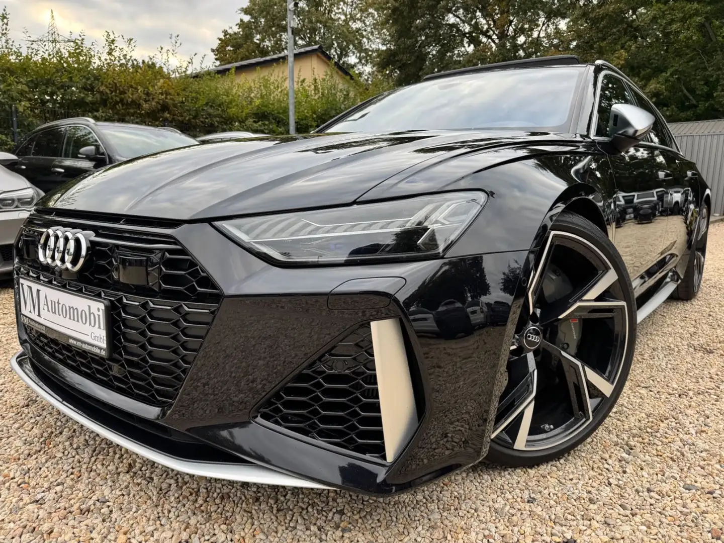 Audi RS6 Q Keramik*B&O-3D*Pano*Memory*HUP*StandHz*AHK Noir - 1