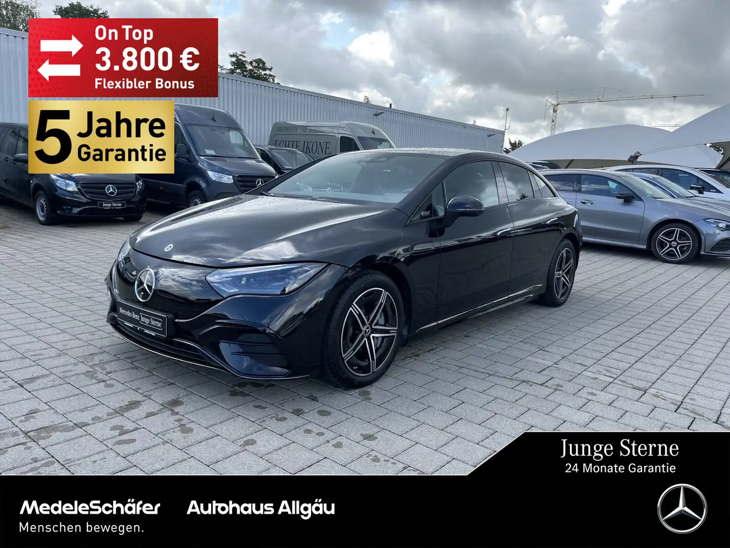 Mercedes-Benz EQE 300 EQE 300 AMG Night Pano Distronic 22kW 360° NP89 Nero - 1