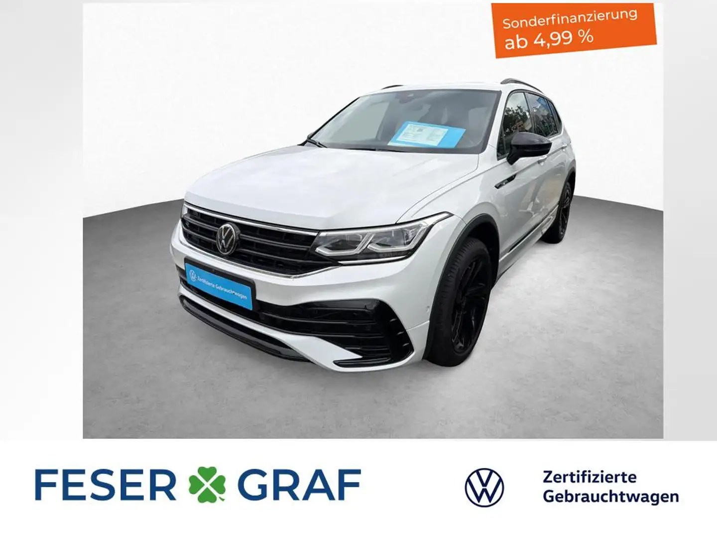 Volkswagen Tiguan Allspace R-Line 2.0 TDI 7-DSG 4MOTION PANO Weiß - 1