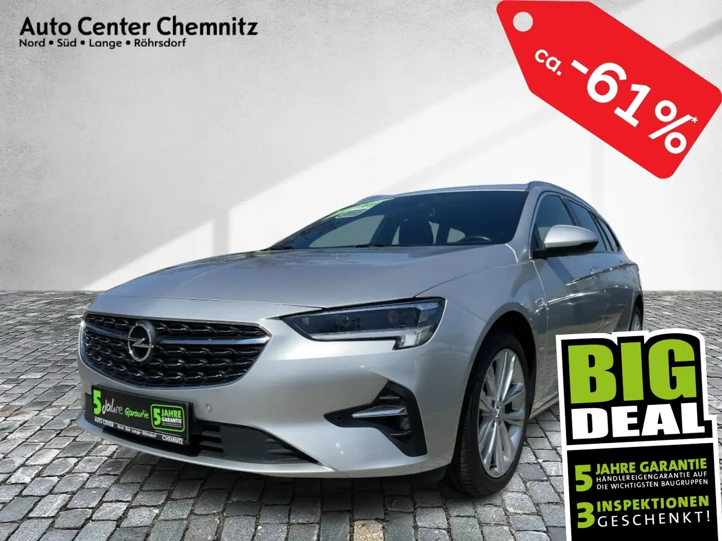 Opel Insignia ST 1.5 D Elegance Matrix/Navi/Ergo/KAM Silber - 1