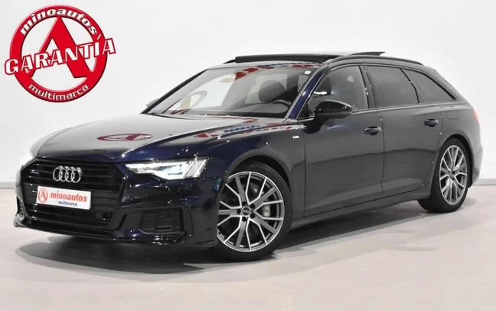 Audi A6 Avant 50 TFSIe Black line quattro-ultra S tronic Gris - 1