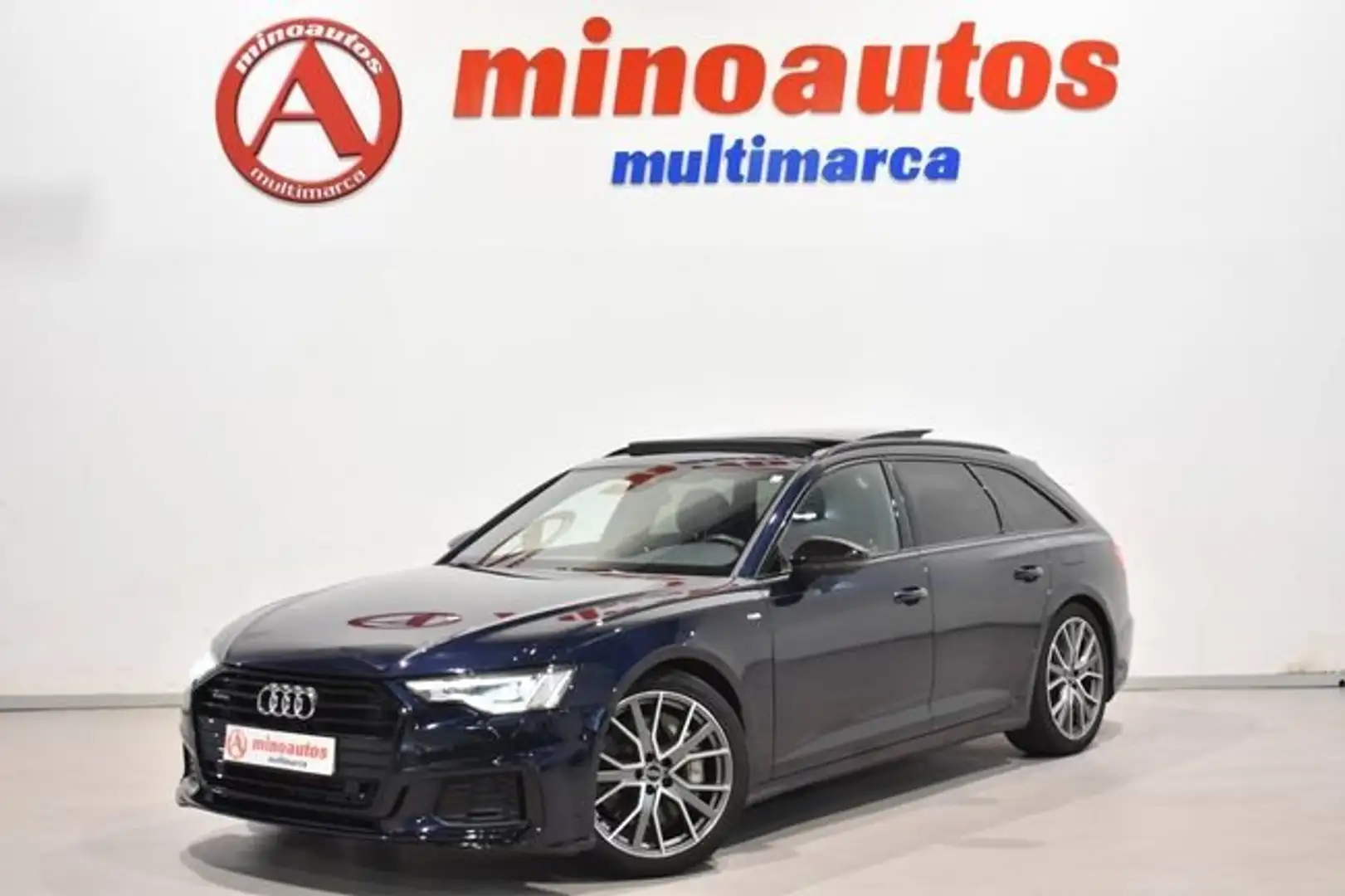 Audi A6 Avant 50 TFSIe Black line quattro-ultra S tronic Gris - 2
