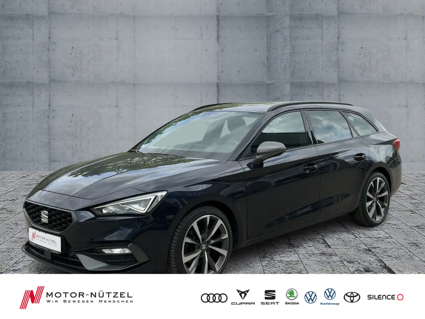 SEAT Leon ST 2.0 TDI DSG FR-LINE LED+NAVI+AHK+ACC+SHZ Niebieski - 1