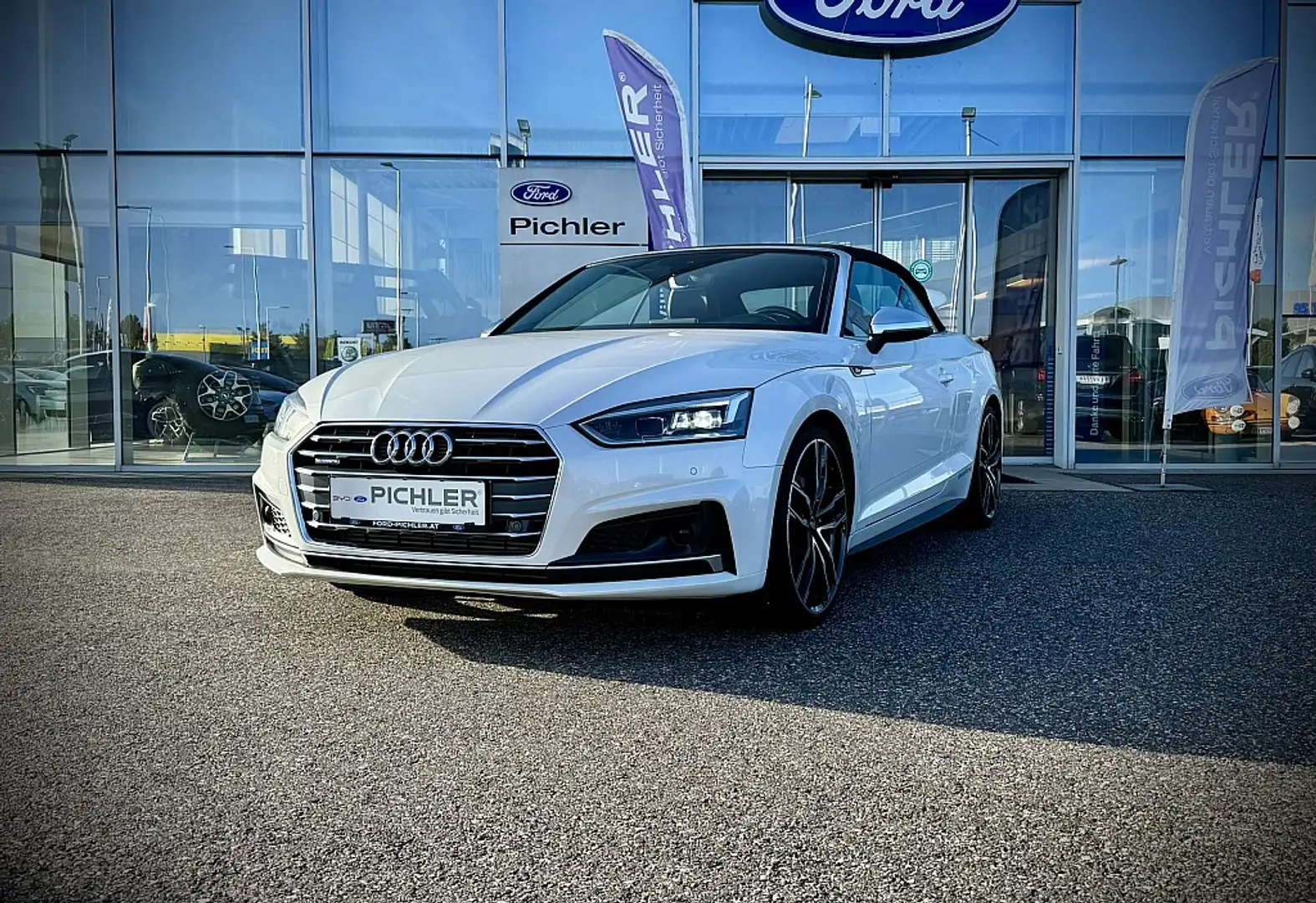 Audi A5 Cabrio Sport 3,0 TDI quattro  S-tronic V6 /3xSL... Blanc - 2