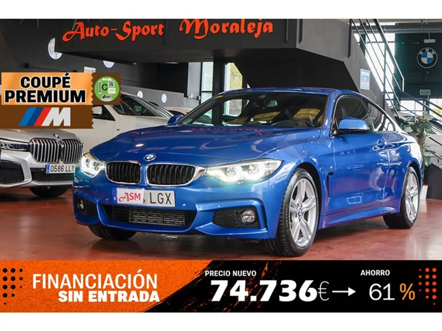 BMW 420 420d Coupé Azul - 1